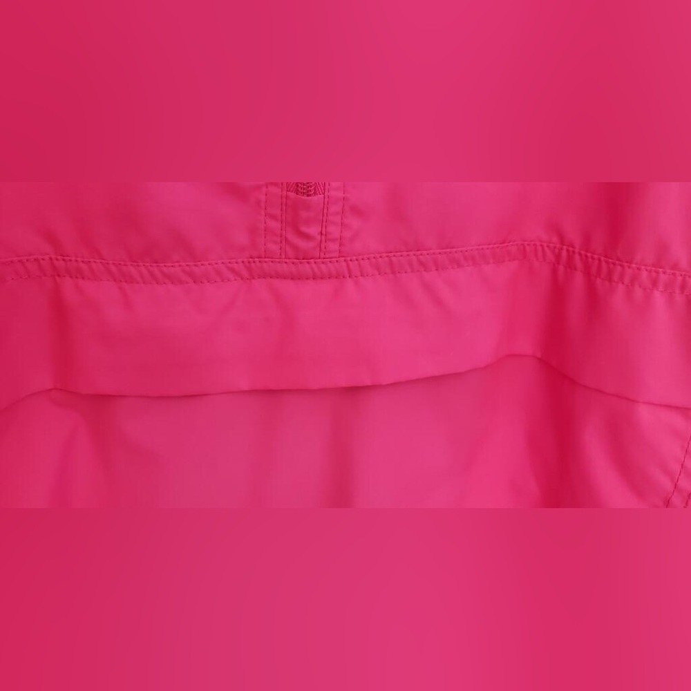 2/$30 Corvette Museum Hot Pink Windbreaker with Front Pocket Sz S - Picture 5 of 9